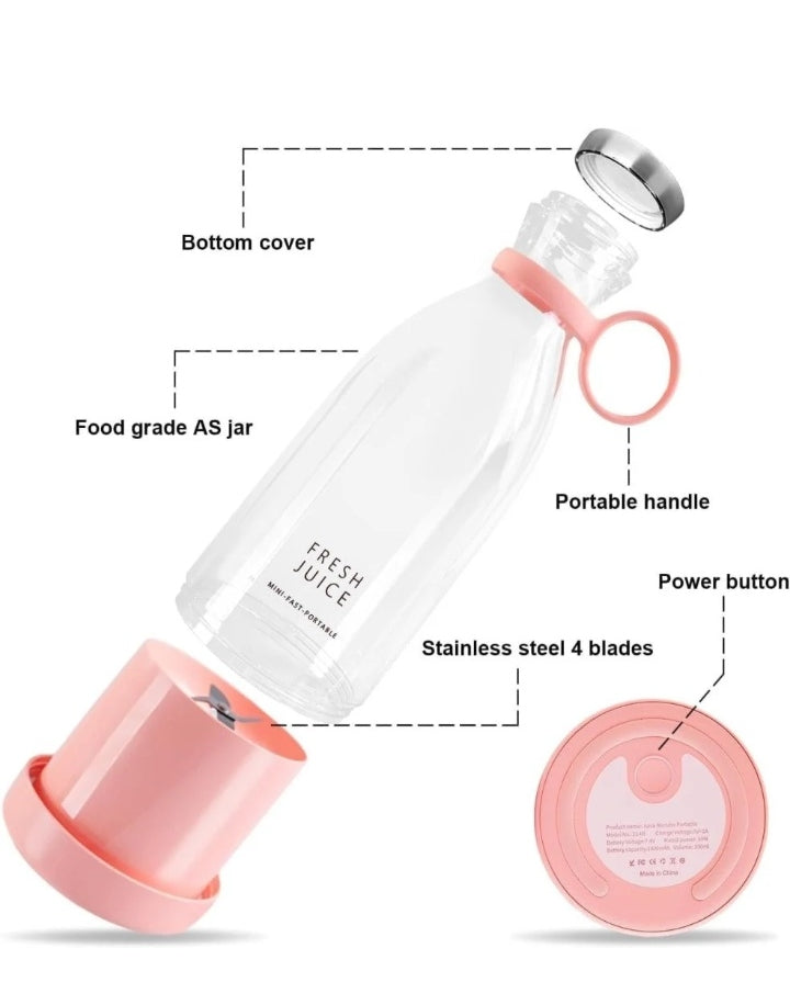 Mini Portable Bottle Shape Juicer